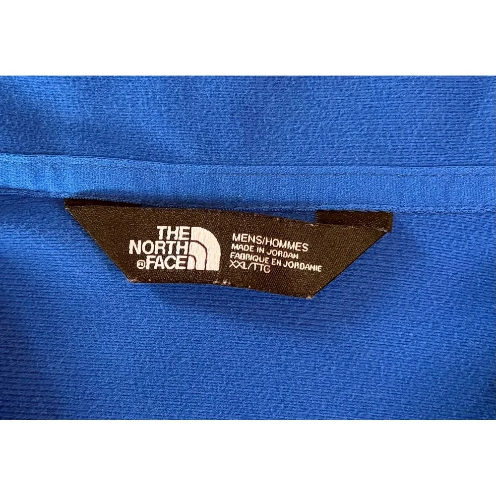 The North Face Tech Mens Blue 1/4 Zip Pullover IDEAL Logo Active Top Size XXL